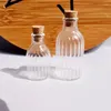 Dekorativa figurer 1/2x 1/12 Dollhouse Miniature Glass Vase Bottle mini Flower Wishing Toy For Home Decoration Doll House Accessories