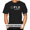 fiji Airways Airline Aviati Schwarz T Shirt Größe S 2Xl A2ln #