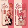 Mobiltelefonfodral söt anime bocchi, rocktelefonfodral för iPhone 15 14 13 12 mini 11 pro max x xr xs 6 7 8 se2020 plus mjuk silikon transparenty240325