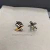 Tasarımcı Kadınlar Altın Küpe Çember Küpe Modaya Düzenli S925 Yuvarlak Sterling Earsds Popüler Saplama Silver 2023 Retro Twist Pearl Diamond Luxury Marka