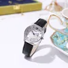 Fashionable Women's Cartoon Quartz Watch with Sun Pattern and Diamond Inlay Calendar Belt