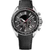 Montre-bracelet pour hommes 1513087 Driver Sport, bracelet en cuir noir, chronographe, montre281w