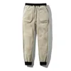 Pantalons thermiques en polaire épaisse pour hommes Pantalons décontractés chauds d'hiver en plein air Joggers r1CD #