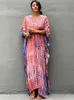 Саронги 2019, богемный винтажный полосатый женский купальник, летняя уличная сексуальная сумка для бикини, пляжное платье, кимоно, парео, кафтан 24325