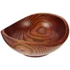 Bowls Wood Salad Bowl Wooden Serving Fruit Large Drop Delivery Home Garden Kitchen Dining Bar Dinnerware Otxjl