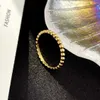 Klasyczny pierścień marki Pierścień Animal Casual All-Match Par Pinphabet Grawerowane różowe złoto srebrne złoto dla mężczyzn i kobiet 24032517