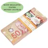 Banknotes Bill Movie 100S Games Canada Copy Copy Prop Money Cad Canadian for Film Kid Play oiilg