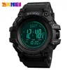 SKMEI 1538 Märke Mens Sports Watches Hours Pedometer Calory Digital Watch Altimeter Barometer Compass Thermometer Weather Men WA310H