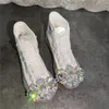 Casual Shoes Diamond-Errusted Canvas Super Flash Women's Soft Sole