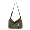 Totes Tiptoegirls Shoulder Bag Casual Sports Style Women Solid High Quality Nylon Fabric Messenger Black Green