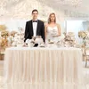 Jupes de Table en Tulle pour anniversaire, jupe Tutu pour fête de mariage, décoration de maison, tissu, 240322