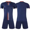 2223 Men Soccer Jersey Set Custom Boys Snabbtorkning av andningsbara barn 2 stycken Team Club Training Football Uniform 240312