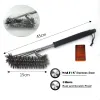 Brushes Walfos High Quality Grilling Cleaning Brush Bbq Tool Clean Brush Stainless Steel Brushes Bbq Tools