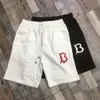 Mode Men Beach Pants Luxury Designer Shorts Summer Letter Brodery Mens Women Casual Cotton Fem-kvart byxor utomhus Sweatpants