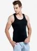 100% Cott Sous-vêtements pour hommes Débardeur Hommes de haute qualité Bodybuilding Singlet Sleevel Slim T-shirts Fit Vest Hommes Débardeurs u2Fn #