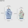 Słoiki Enidał Kolor Generalny Słoik Ceramiczny Candy Jar Tea Caddy CODDY PRZEKAZANIA KLASYCZNE KLASYCZNE Porcelany Słoiki