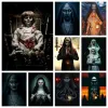 Stitch 5d The Nun Movie Diamond Rhinestones Måla klassisk skräckfilm Wall Art Cross Stitch Kit Embroidery Picture Mosaic Home Decor