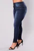 Femmes grande taille taille haute jean décontracté denim maigre grosse maman jean L-5XL haute qualité prix de gros 240320