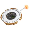 Horlogereparatiesets 3-pins quartz uurwerk voor Miyota 9U13 Reserveonderdeeldatum op 6 uur