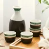 Teaware sätter japanska skull keramiska uppsättningar vintage vinglas med stoppflaskan hushållsredskap
