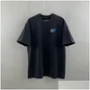 Mens Plus Tees Polos 22SS Summer USA Casual Cotton Tee Gradual Change Tryck tvättade Vintage T -skjortor Kort ärm Tshirt Kvinnor kläder OT4AB