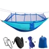 Sacos de dormir Tralight Caça ao ar livre Mosquiteiros Parachute Hammock Nylon Cam Redes para caminhadas Viagem Backpacking Drop Delivery OTA0T