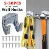 Rails 550pcs Wall Hooks Metal Hanger with Screws Hang On The Wall Storage Organizers Tool Garden Bracket Rack Holder Home And Kitchen