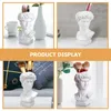 Vases David Statue Porte-Fleur Figure Crayon Résine Maquillage