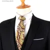 Nekbanden nekbladen nieuwe bloemengedrukte stropdassen voor mannen vrouwen zachte stropdas voor bruidegeweerders pakken heren stropdas voor bruiloft modeprint stropdassen voor geschenken y240325