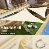 NETS 280GSM 98%UVBLOCK Sun Shelter Sunshade Protection Shade Sail Awising Camping Shade tyg Stor för utomhus Canopy Garden Patio