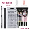 Nail Gel Lghzlink Poly Extension Kits Art Français Clear Camouflage Couleur Pointe Cristal Uv Drop Livraison Santé Salon de Beauté Dhmkb