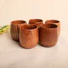 Tumblers 1pcs Wooden Teacups Sake Cups Solid Mugs Restaurant