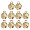 Party Supplies 10Pcs DIY Bells Vintage Crafts Keychain Making Pendant For Festival Decoration