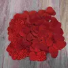 Party Decoration 200pcs Glitter Hearts Table Decorations Confetti Scatters For Wedding Decor 30mm (Red)