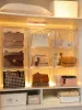 Bakken luxe handtas display doos stofdichte tas organizer transparante acryl lady tas opbergkast honing decor handtas showbox