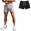 Zomer Nieuwe Heren Shorts Sport Fitn Cott Basketbal Training Drie Punt Broek Gym Jogging Fitn Bodybuilding Strand Broek j5Ph #