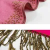 Sarongs nya heta mode kvinnor dubbelsidiga paisley siden pashmina scarf väska sjal vintage elegant halsduk gratis leverans 24325