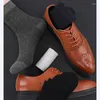 Mens Socks 10 Pair Summer Thin Mesh Dress Breathable High Quality Casual Cotton Solid Color Business Men Drop Delivery Apparel Underwe Otpmc