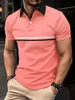 Bestseller Herren Casual Poloshirt Frühling und Sommer Revers Hintern Spleißen Männer Slim Golf Street Wear y8BU #