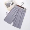 Sommer Eis Seide Schlaf Kurze Hosen Herren Nachtwäsche Casual Shorts Männer Slee Shorts Lose Dünne Bequeme Elastische Schlaf Bottoms 27Z1 #