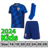 2024 Croacia Modric Soccer Jerseys National Team Mandzukic Perisic Kalinic 24 25 Croazia Football Shird Kovacic Rakitic Kramaric Men Kids Kit Uniforms