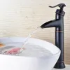 Bathroom Sink Faucets Vintage Copper Brass Massive Water Out Basin Faucet Counter Wash Mixer Spillproof Cold Wholesale No.105