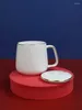 Tassen Bone China Mark Wassertasse Europäische einfache Keramik Frühstück Kaffee Werbegeschenk