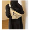 Diseñador Moda de lujo Bolsos de hombro Versión coreana de moda casual solo hombro crossbody bolso para mujer bolso de cintura versátil diario color sólido para hombres y mujeres