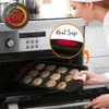 Baking Pan Flexible Nonstick Coating Carbon Steel Bakeware W Red Handles 6Piece 240318