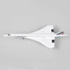 Samolot Concorde Cars 1/400 Model Air France Children 1976-2003 DIECAST ALOY Prezent samolot samolot urodzinowa jamwx