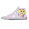 Shoes Japanese Anime Manga Cartoon Candy Candy Fashion Casual Cloth Shoes High Top Lightweight Breathable 3D Print Men Women Sneakers