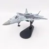 Diecast metal liga 1/100 escala russo su 57 su57 avião de combate modelo Su-57 avião modelo brinquedo para coleção 240314