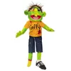 Stor Jeffy Puppet Plush Toy Game Singer Rapper Zombie Hand Muppet Plushie Doll Parent-Child Family Puppet Gifts for Fans Girls 240321