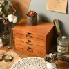 Schubladen, Vintage-Holzkiste, Aufbewahrungsschublade, Holzkommode, Schmuck, Kosmetik, Organizer, Büro, Heimdekoration, Schreibtisch-Aufbewahrungsbox